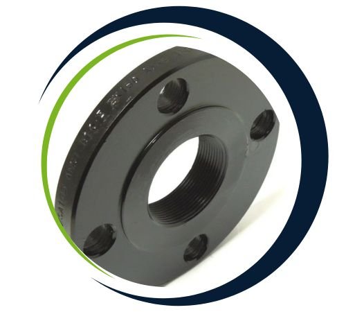 Carbon Steel Flat Faced Threaded Flanges in india