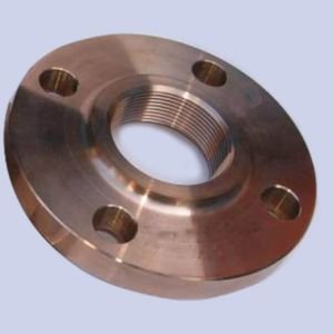 Copper Nickel Flat Faced Threaded Flanges in india